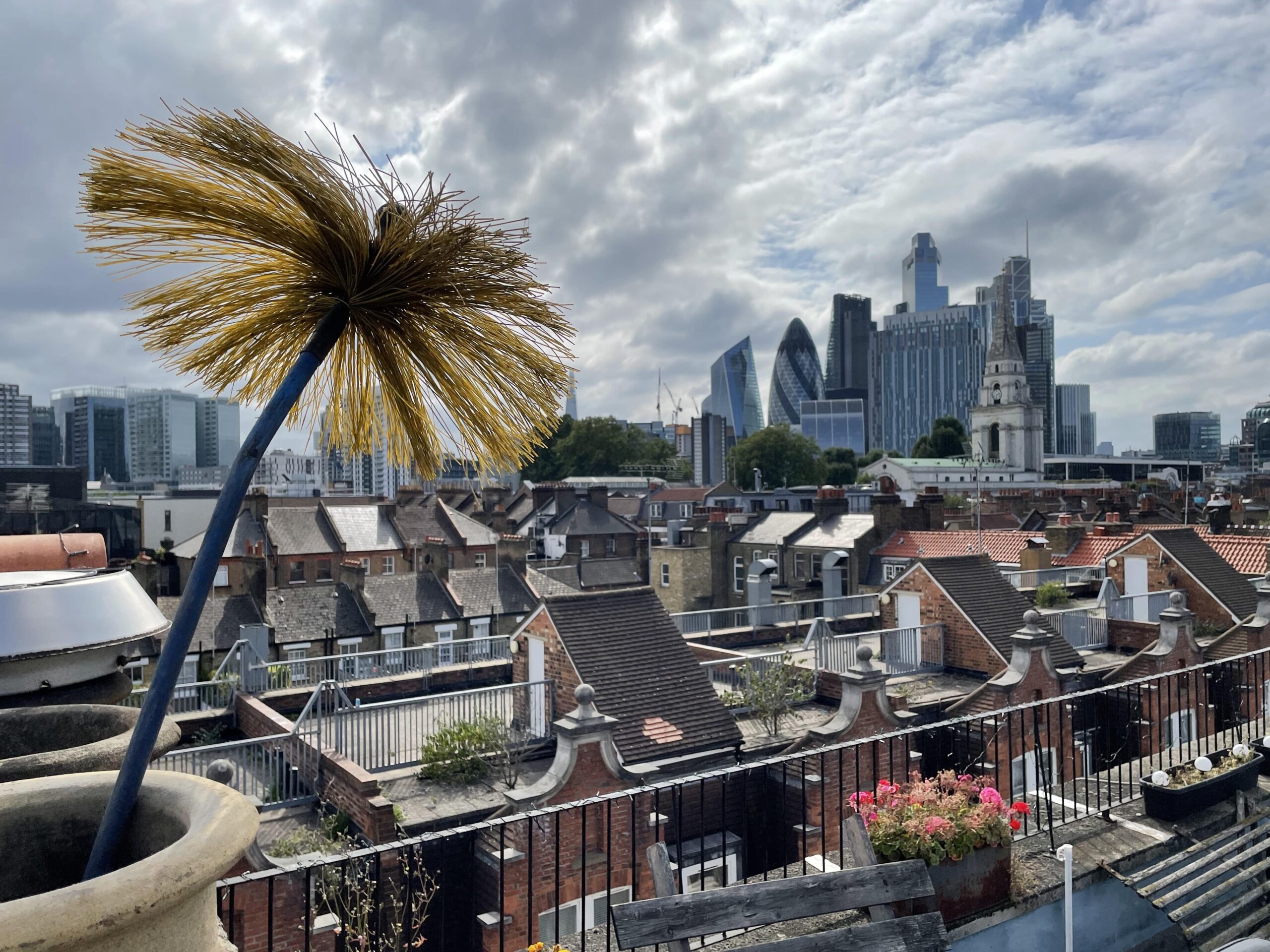 Brush from pot in London Brush from pot in London